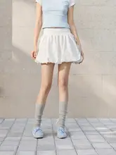 夏にぴったりなひざ上丈スカート【リボンデザイン・クール感・UVカット・可愛いフラワープリント】（セットアップ対応）
