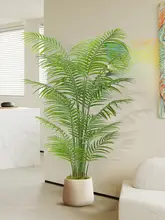 高級なフロア装飾用フェニックスナツメの偽物グリーン植物【インテリア・軽やかなデザイン】