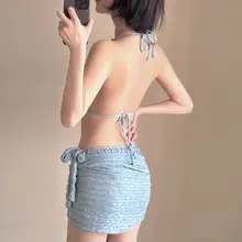 ビキニ水着【セクシー・ビーチリゾート・3点セット】（セットアップ対応）