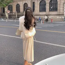 ニットAラインスカート【秋冬用・ハイウエスト・小柄向けデザイン】