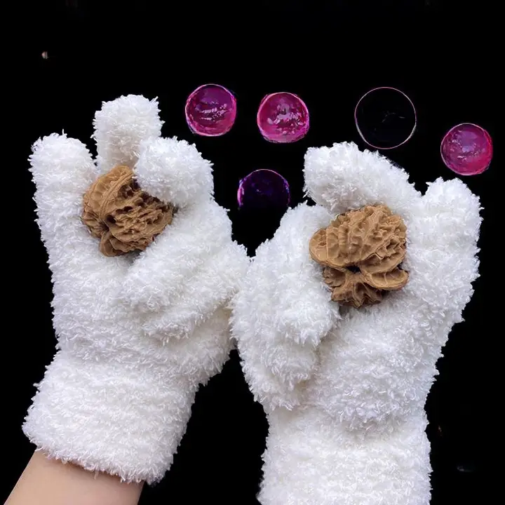 核桃用 加厚ナノ耐摩耗手袋【ポーリング用・磨き仕上げ・万毛素材】