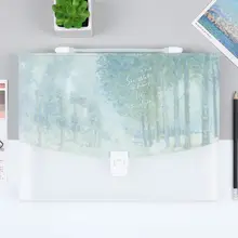 おしゃれな油絵デザインのオルガン収納バッグ【大容量・分類整理用・持ち手付き】