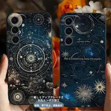 宇宙星座デザインの三省のスマートフォンケース【Galaxy S24/S25/S23対応・浮き彫り・全包型シリコン】