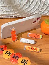 折りたたみ式スマートフォンスタンド【デスク支え・背面貼り付けタイプ・万能・粘着式】