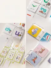 透明大容量のカード収納アルバム【幼児用・イラストデザイン・識字カード用】