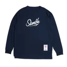 slamble 速乾性の長袖Tシャツ【男性用・バスケットボール向け・トレーニング・ランニング用】