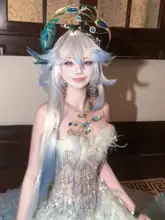 孔雀の羽をあしらった六芒星デザインのネックレス【漢服用・新婦アクセサリー・ロリータスタイル】