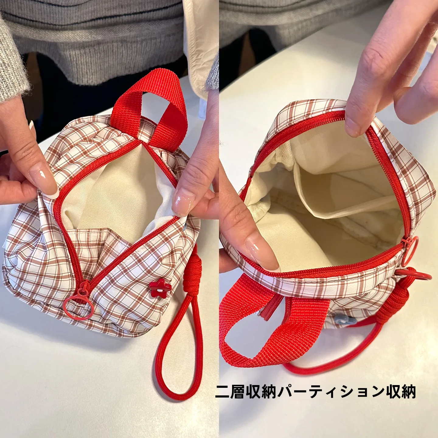 おしゃれな化粧ポーチYB02089：お泊まりデートメイクに最適なミニ収納の実用性と構造解析