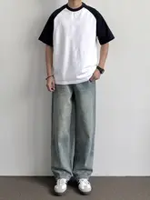 涼感防晒速乾ラグラン袖Tシャツ【ゆったりシルエット・カジュアル・丸首・ショートスリーブ】