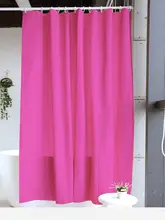 PEVA製 防水防カビ浴室カーテン【無地・薄型・ホテル用】