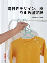多機能プラスチックハンガー【厚手・無痕デザイン】