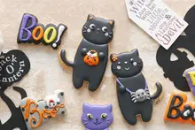 ハロウィン用クッキー型【3Dプリント・バット・パンプキン・猫・ゴーストデザイン・型抜き】