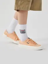 VISION FLAT TOP ソフトピンク ローカット スエード キャンバス スニーカー【男女兼用・ストリート・スポーツ】