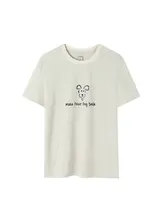 Tシャツ レディース 半袖 英字 キャラク ター柄 カジュアル 春夏「jessyline」