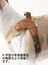 犬用軽量ハーネス【首に優しい・脱走防止・お散歩用】