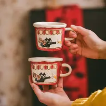手作り陶器マグカップ【家庭用・カップル向け・コーヒー用】