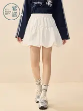 コントラスト織り帯入り Aラインミニスカート【高腰・ポケット付き】