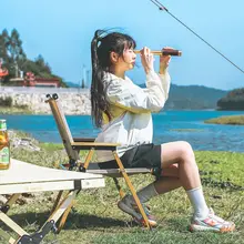 ハント アウトドア折りたたみ椅子【携帯用・キャンプ・ピクニック・ビーチ・釣り用】