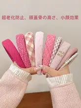 ピンクのヘアバンド【外出用・シンプルで甘いデザイン・女性向け】