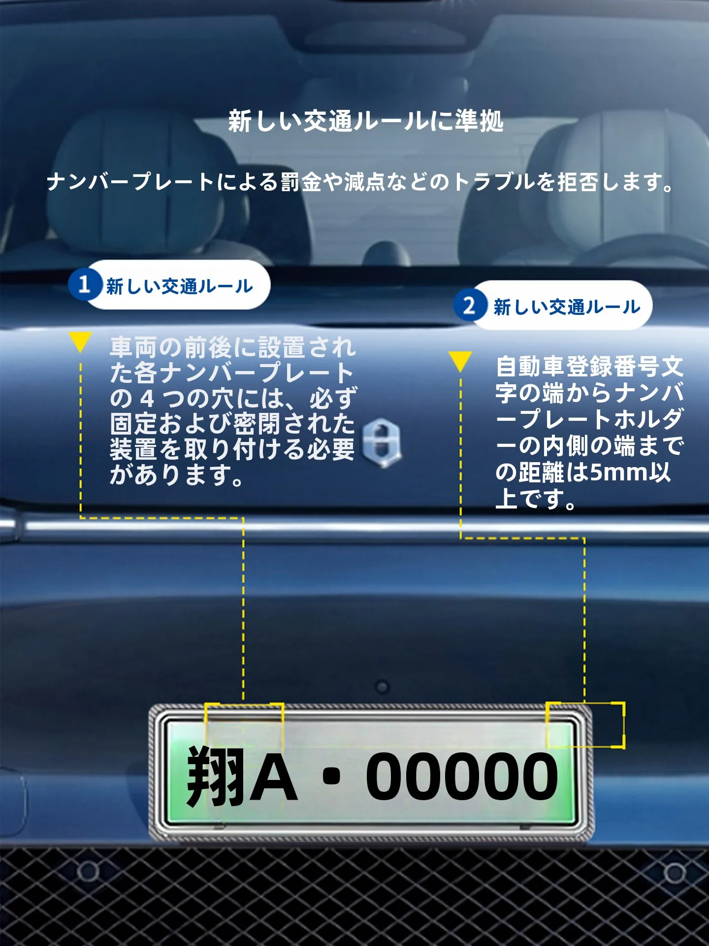 図柄入りナンバープレート 人気モデルとしての GOOD YEAR 全包型保護フレームの実用性と適用範囲
