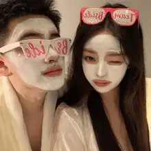 カップル用ユニークデザインサングラス【ピンク・インスタ映え・セルフィー用】