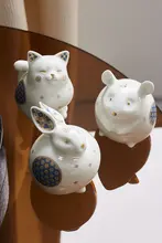 おしゃれな動物デザインの骨瓷インテリア小物【寝室やリビングに最適】