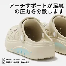 医療用サンダル【通気性・防滑・厚底・アーチサポート付き】