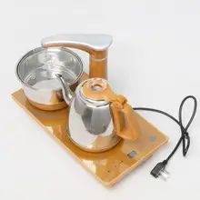 電気茶炉 自動給水機能付き【陶製・電熱式・茶道用アクセサリー】