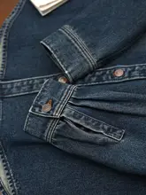 ウォッシュ加工のヴィンテージデザインデニムジャケット【男性用・フィット・春用】