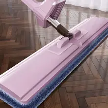 掃除が簡単！フラットモップ【手洗い不要・家庭用・拭き取り布付き】