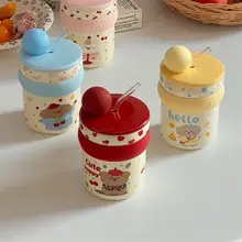 かわいい丸型陶器マグカップ【手作り・萌えキャラクター・コーヒー用・ティータイム】
