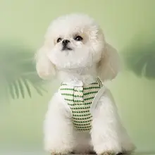 春夏用ドット柄ペットウェア【犬用・猫用・タンクトップ・小型犬適用】（セットアップ対応）