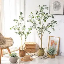 ツバキ 大型植物 装飾用鉢植え 室内 リビング 偽の観葉植物 インテリア