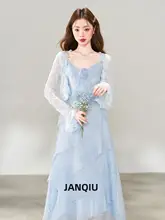エレガントなドレープのロングドレス【春用・キャミソール・カーディガン付き】（セットアップ対応）