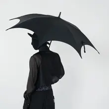 ゴシック長柄傘【晴雨兼用・ダーク系・ロリータスタイル】