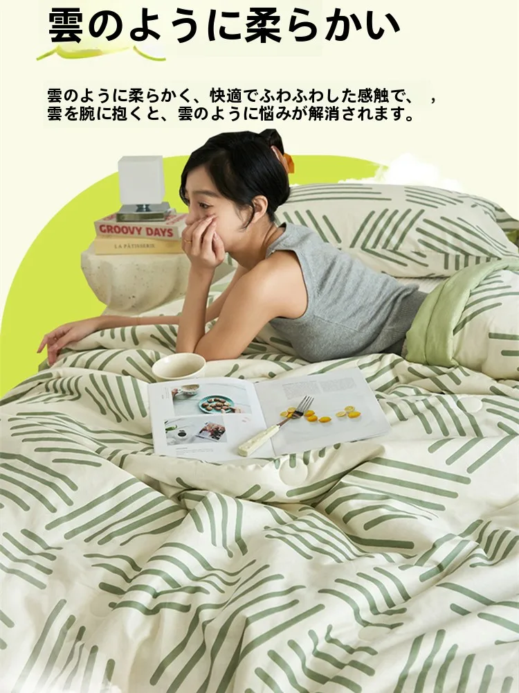 超軽量掛け布団：100%コットン薄型夏涼被の実用性と選び方