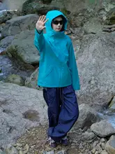 春夏用アウトドア登山ジャケット【防風・高機能ソフトシェル・男性用】