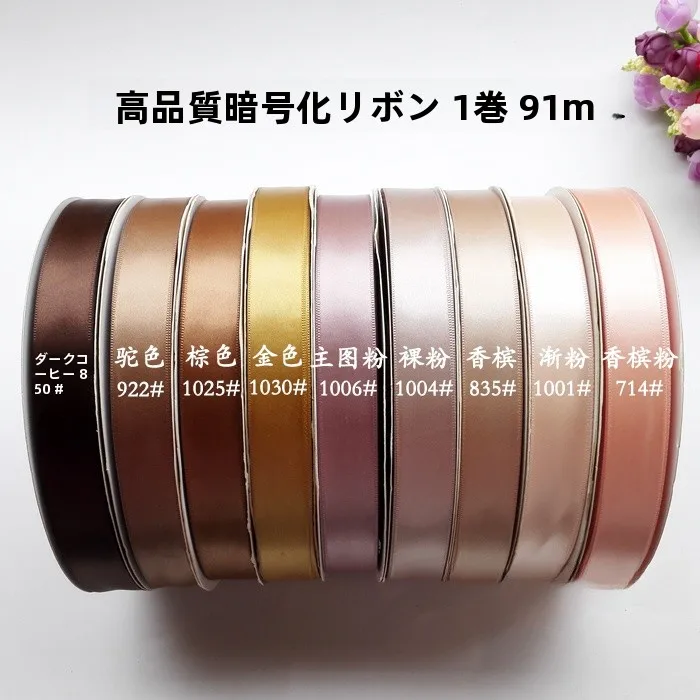 高品質ポリエステルリボンの種類と使い方：バタフライ・サテン・スカーフタイプセットの実用性解析