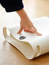 超薄型スリムゴミ箱【壁掛け式・トイレ用・スリムデザイン】