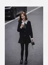 光沢感のあるカーディガン【ヴィンテージスタイル・ニット・通勤用・女性用】