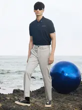 春夏用の基本的なフィット感が特徴の快適な透湿性カジュアルパンツ【メンズ用】