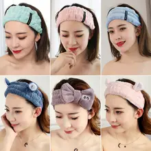 猫耳デザインの洗顔用ヘアバンド【シンプル・メイク時・マスク用】
