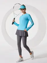 秋冬用 レディースフィットネスウェア【透湿・長袖・ランニングトレーニング用】