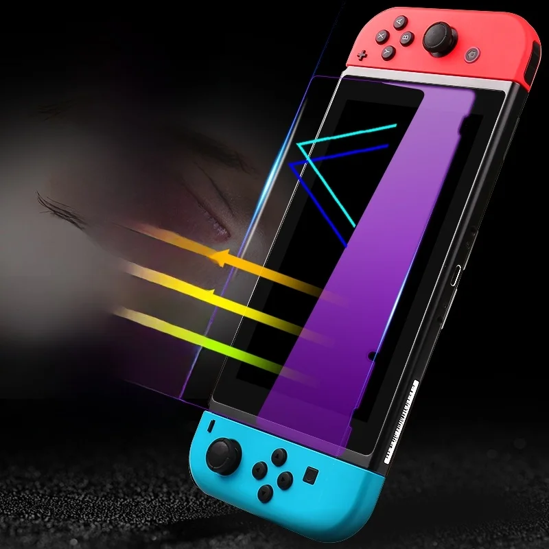 Nintendo Switch用ブルーライトカット強化ガラスフィルムの仕組みと実際の保護効果