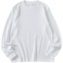 極上の柔らかさアメリカンコットン長袖Tシャツ【チョコレート色・ナチュラルカラー・ユニセックス・秋用】（セットアップ対応）