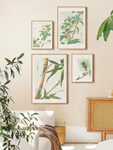 和モダンスタイルの格調高いインテリアアート【リビング用・木製フレーム・家具背景画】