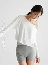 長袖Tシャツ UVカットトップス レディース ワンショルダー アメリカン風 ゆったり 接触冷感 夏 「asomesome」