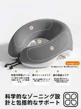 美容院用U字型マッサージ枕【記憶フォーム・フェイスパッ  ド付き】