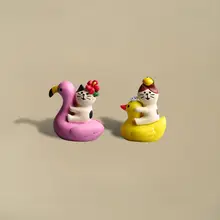 可愛らしいアヒルのデスクトップ飾り【オフィス向け・ギフトに最適】