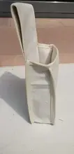 厚手のキャンバス製ウエストポーチ【工具収納・耐久性・建設用】